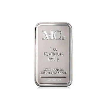 MC 1oz Platinum Bar