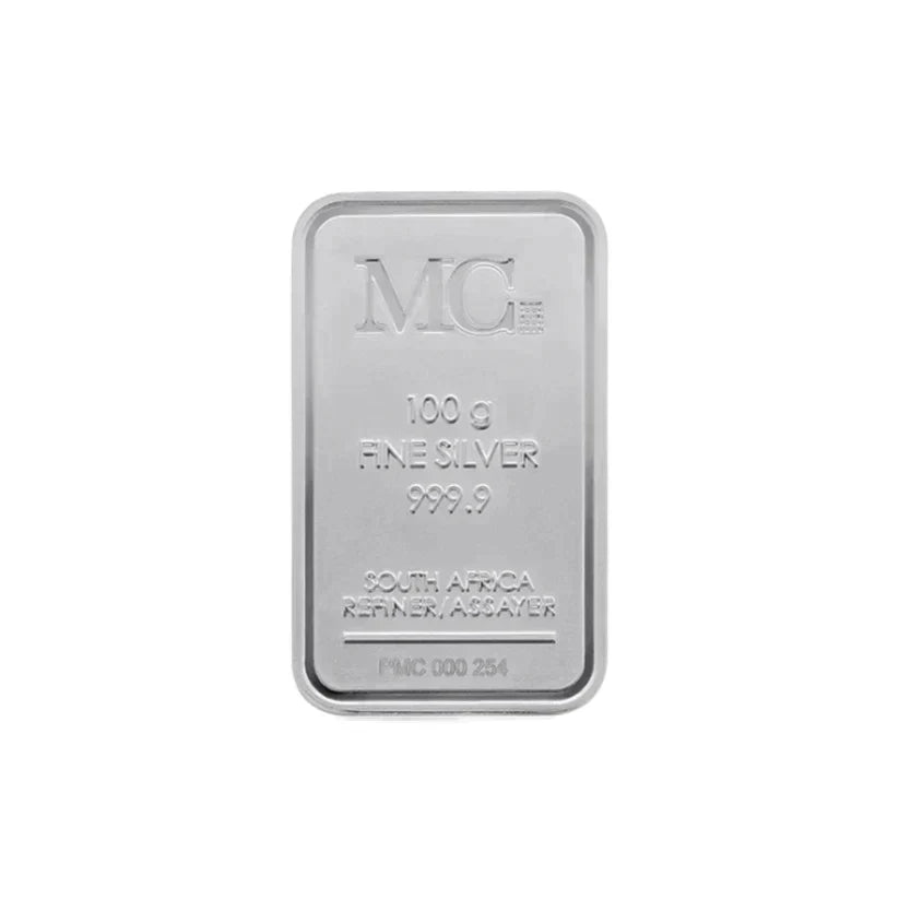 100g Bullion Bear Fine Silver Minted bar