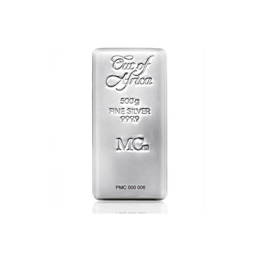 500g Out of Africa Fine Silver Cast bar